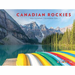 Canadian Rockies A4 Calendar 2023