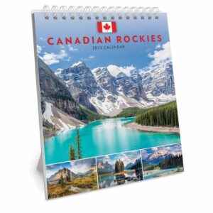 Canadian Rockies Easel Desk Calendar 2023