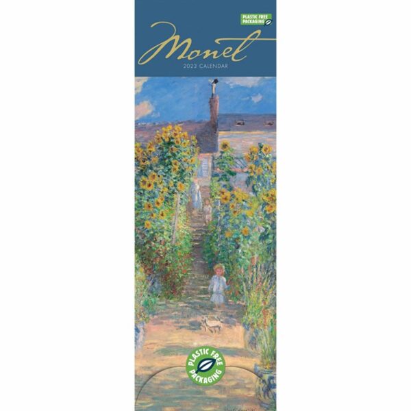 Claude Monet Slim Calendar 2023
