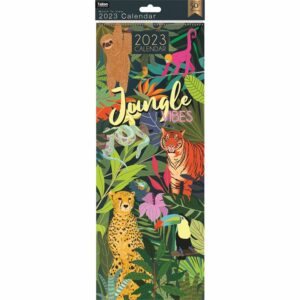 Illustrative Jungle Vibes Slim Calendar 2023