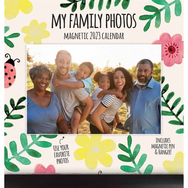 My Family Photos Magnetic Photo Mini Calendar 2023