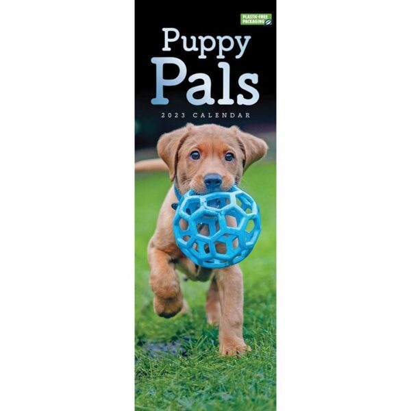 Puppy Pals Slim Calendar 2023
