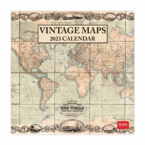 Vintage Maps Mini Calendar 2023