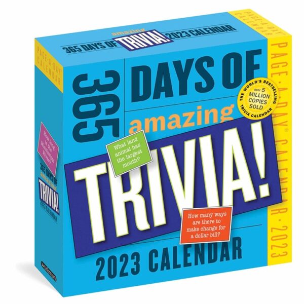 365 Days Of Amazing Trivia Desk Calendar 2023