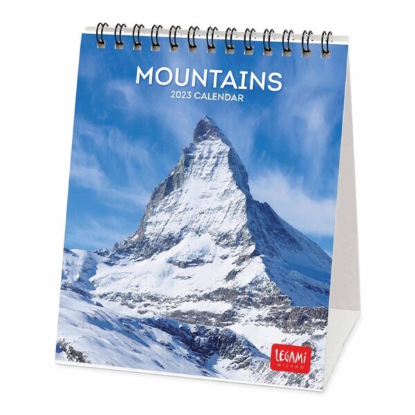 Mountains Easel Desk Calendar 2023