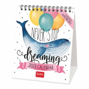 Never Stop Dreaming Easel Desk Calendar 2023