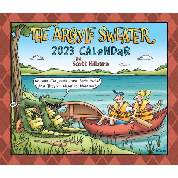 Argyle Sweater Desk Calendar 2023