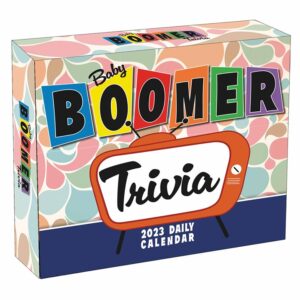 Boomer Trivia Desk Calendar 2023