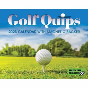 Golf Quips Mini Desk Calendar 2023