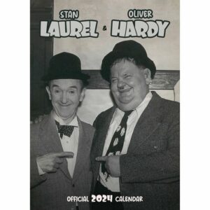 Laurel And Hardy Official A3 Calendar 2024