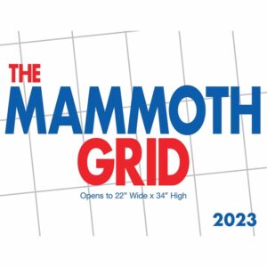 Mammoth Grid Super Deluxe Calendar 2023