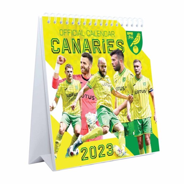 Norwich City FC Easel Calendar 2023