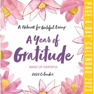 A Year Of Gratitude Desk Calendar 2023
