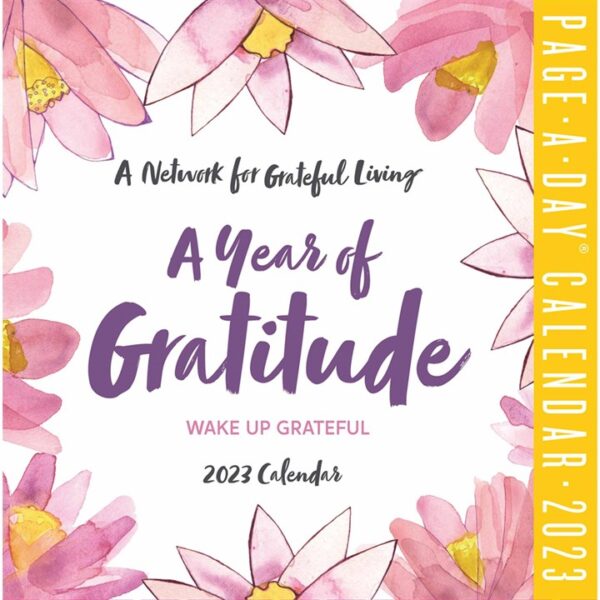 A Year Of Gratitude Desk Calendar 2023
