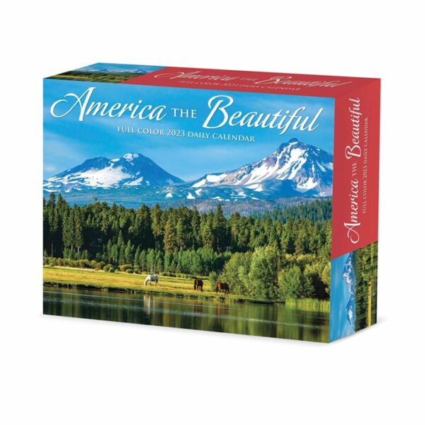 America The Beautiful Desk Calendar 2023