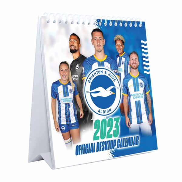 Brighton & Hove Albion FC Easel Calendar 2023