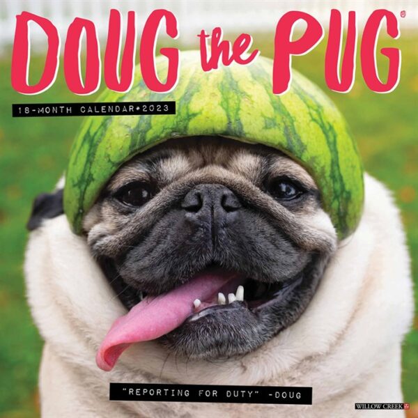 Doug The Pug Calendar 2023