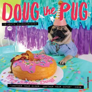 Doug The Pug Mini Calendar 2023