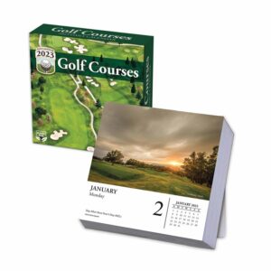 Golf Courses Desk Calendar 2023