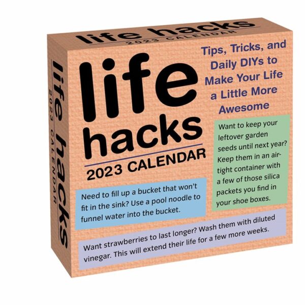 Life Hacks Desk Calendar 2023
