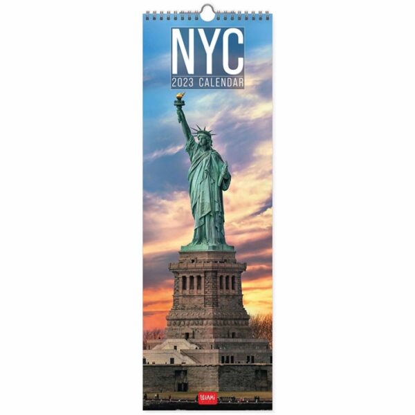 New York Deluxe Slim Calendar 2023