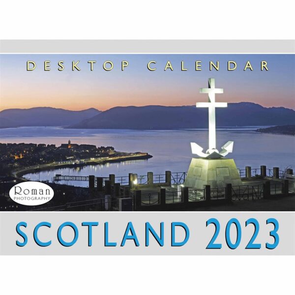 Scotland Easel Desk Calendar 2023