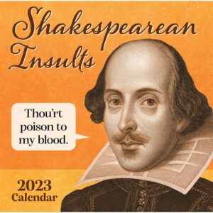 Shakespearean Insults Desk Calendar 2023