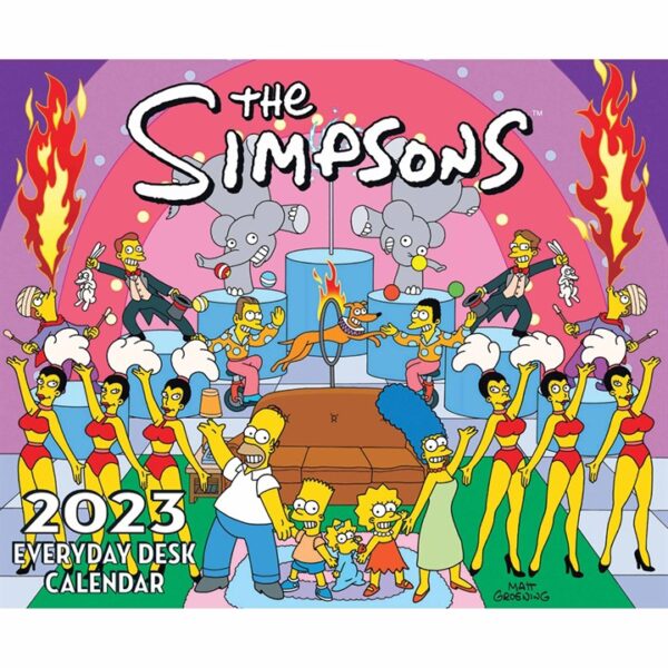 The Simpsons Official Desk Calendar 2023
