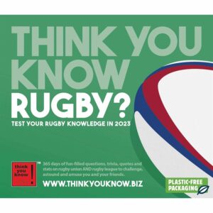 Think You Know Rugby Desk Calendar 2023