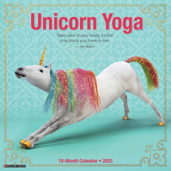 Unicorn Yoga Calendar 2023