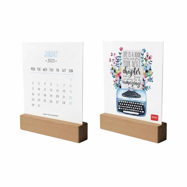 Wooden Block Desk Calendar 2023