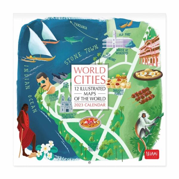 World Cities Mini Calendar 2023