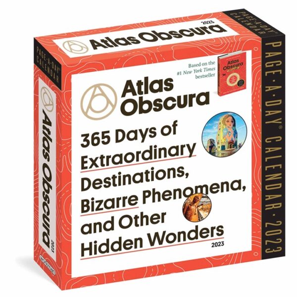 Atlas Obscura Desk Calendar 2023