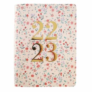 Ditsy Floral MId Year Vinyl A5 Diary 2023