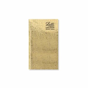 Gold Ladydate A6 Diary 2024