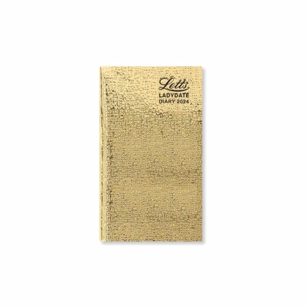 Gold Ladydate A6 Diary 2024