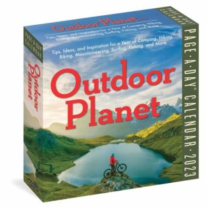Outdoor Planet Desk Calendar 2023