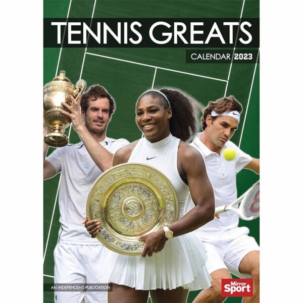 Tennis Greats A3 Calendar 2023