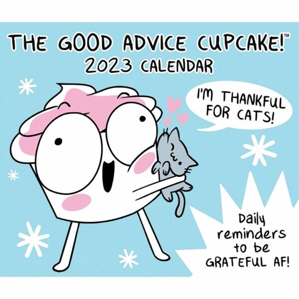 The Good Advice Cupcake Desk Calendar 2023
