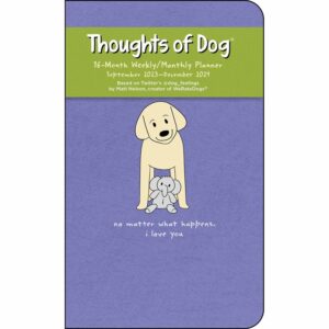 Thoughts Of Dog A5 Diary 2023 - 2024