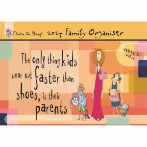 Born To Shop A4 Family Planner 2024