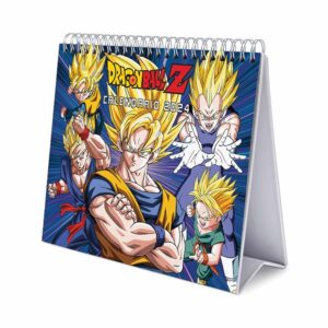 Dragon Ball Z Easel Desk Calendar 2024