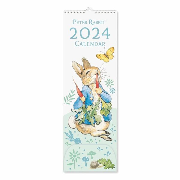 Peter Rabbit Illustrated Slim Calendar 2024