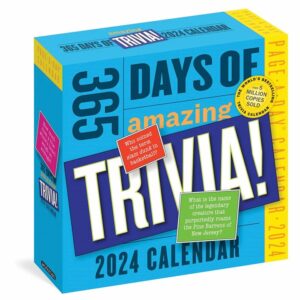 365 Days Of Amazing Trivia Desk Calendar 2024
