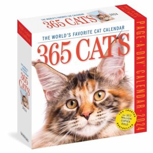 365 Days Of Cats Desk Calendar 2024