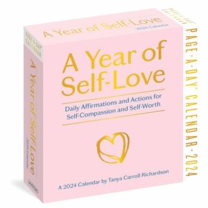 A Year Of Self Love Desk Calendar 2024