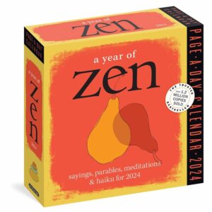 A Year of Zen Desk Calendar 2024