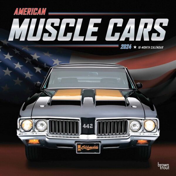 American Muscle Cars Calendar 2024