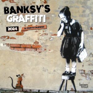 Banksy's Graffiti Mini Calendar 2024