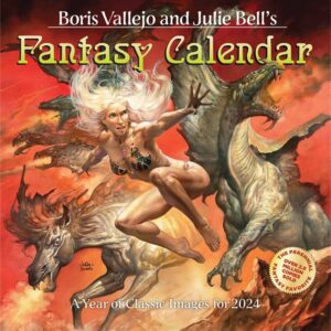 Boris Vallejo & Julie Bell's Fantasy Calendar 2024